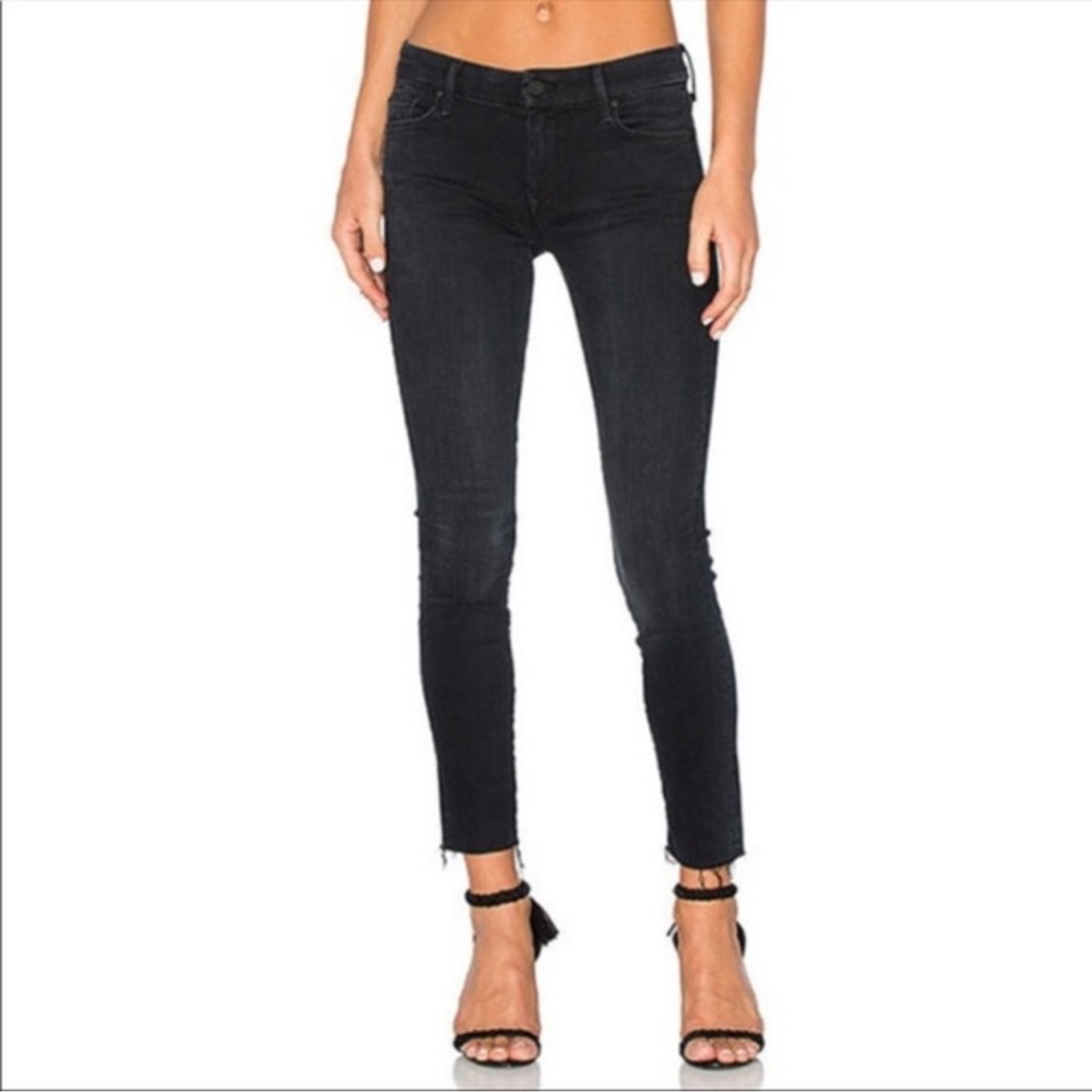 Mother looker ankle fray jeans Blackbird